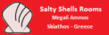 logo salty shells rooms